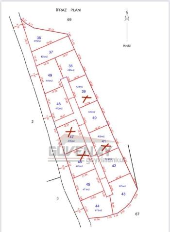 GÜVENAY - ÇORUM YENİ OSMANCIK YOLU ÜZERİ 475 M² SATILIK BAHÇE
