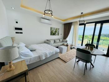 Kıbrıs Girne Karşıyaka da Satılık Denize Yürüme Mesafesinde  Taşınmaya Hazır Sitede Stüdyo Daireler