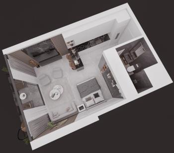 LONG BEACH İSKELE'DE CASİNOLU REZİDANS PROJESİNDE FIRSAT STÜDYO DAİRELER