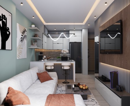 ALYANS'TAN DENİZE 70 MT MESAFEDE FULL SOSYAL ALANLI GENİŞ 1+1