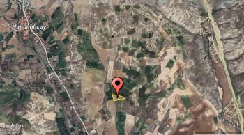 Güvenay - Çorum Hamamlıçay Köyü Satılık 10 Dönüm Tarla