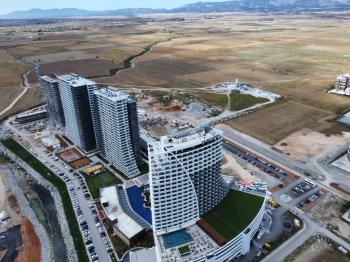 KKTC İskele'nin En İyi Projesi Grand Sapphire'de C Blokta Deniz Manzaralı Satılık 1+0 Fırsat Daire