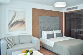 KKTC İskele'nin En İyi Projesi Grand Sapphire'de C Blokta Deniz Manzaralı Satılık 1+0 Fırsat Daire