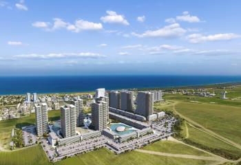 KKTC İskele'nin En İyi Projesi Grand Sapphire Blu'da Ödeme Planlı Satılık Fırsat 1+0 Daire