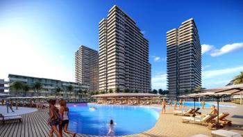 KKTC İskele'nin En İyi Projesi Grand Sapphire Blu'da Ödeme Planlı Satılık Fırsat 1+0 Daire