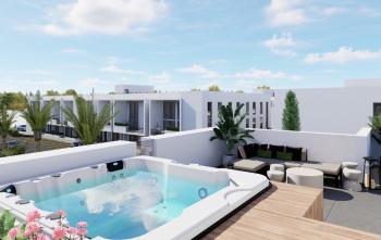 KKTC İskele Long Beach'te Merit Royal Garden'a 750 Metre Site İçerisinde Satılık 3+1 Lüks Penthouse Daireler