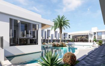 KKTC İskele Long Beach'te Merit Royal Garden'a 750 Metre Site İçerisinde Satılık 3+1 Lüks Penthouse Daireler