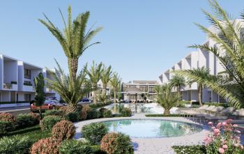 KKTC İskele Long Beach'te Merit Royal Garden'a 750 Metre Site İçerisinde Satılık 3+1 Lüks Penthouse Daireler