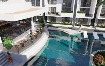 KKTC İskele Long Beach'te Merit Royal Garden'a 750 Metre Site İçerisinde Satılık 3+1 Lüks Penthouse Daireler