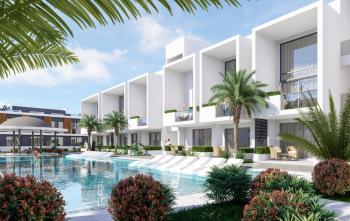 KKTC İskele Long Beach'te Merit Royal Garden'a 750 Metre Site İçerisinde Satılık 3+1 Lüks Penthouse Daireler
