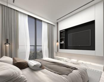 KKTC Girne Esentepe'de Denize Yakın Site İçerisinde Ödeme Planlı Satılık 1+1 Penthouse Daireler