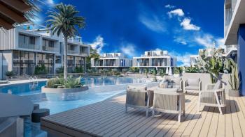 KKTC Girne Esentepe'de Denize Yakın Site İçerisinde Ödeme Planlı Satılık 1+1 Penthouse Daireler