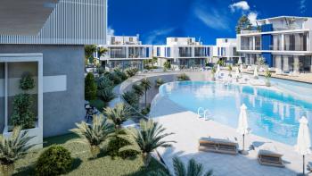 KKTC Girne Esentepe'de Denize Yakın Site İçerisinde Ödeme Planlı Satılık 1+1 Penthouse Daireler
