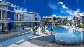 KKTC Girne Esentepe'de Denize Yakın Site İçerisinde Ödeme Planlı Satılık 1+1 Penthouse Daireler