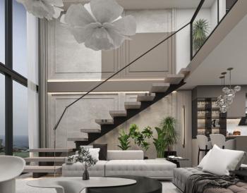 KKTC Girne Esentepe'de Denize Yakın Site İçerisinde Ödeme Planlı Satılık 1+1 Loft Daireler