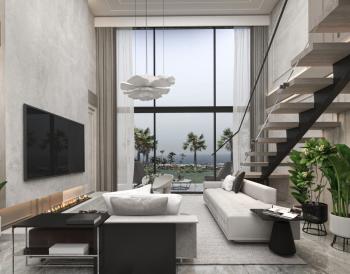 KKTC Girne Esentepe'de Denize Yakın Site İçerisinde Ödeme Planlı Satılık 1+1 Loft Daireler