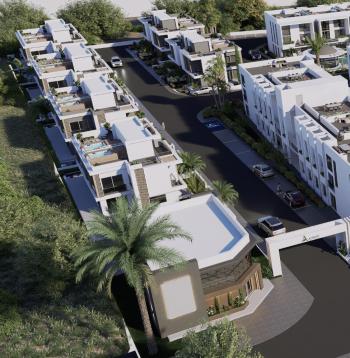 KKTC İskele Long Beach'te Merit Royal Garden'a 750 Metre Site İçerisinde Satılık 3+1 Lüks Özel Havuzlu İkiz Villalar