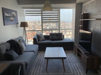 CEVİZLİ DAP YAPI ADAMKULE’DE ADALAR MANZARALI KİRALIK EŞYALI 1+0