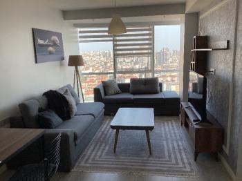 CEVİZLİ DAP YAPI ADAMKULE’DE ADALAR MANZARALI KİRALIK EŞYALI 1+0
