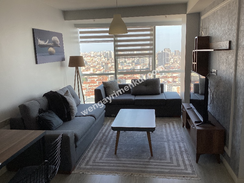 CEVİZLİ DAP YAPI ADAMKULE’DE ADALAR MANZARALI KİRALIK EŞYALI 1+0