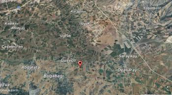 GÜVENAY - ÇORUM OVASARAY - GÜVEÇLİ ARASI 1,600 M² SATILIK TARLA 