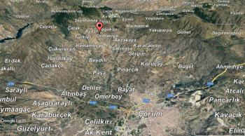 ACİL SATILIK ÇORUMA 12 KM UZAKLIKTA SOĞUKSU KÖYÜNDE 1,551 M² BAĞ