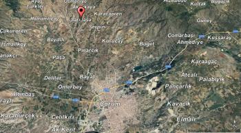 GÜVENAY- ÇORUM SARMAŞA KÖY İÇİ 355 M² TEK TAPU ARSA