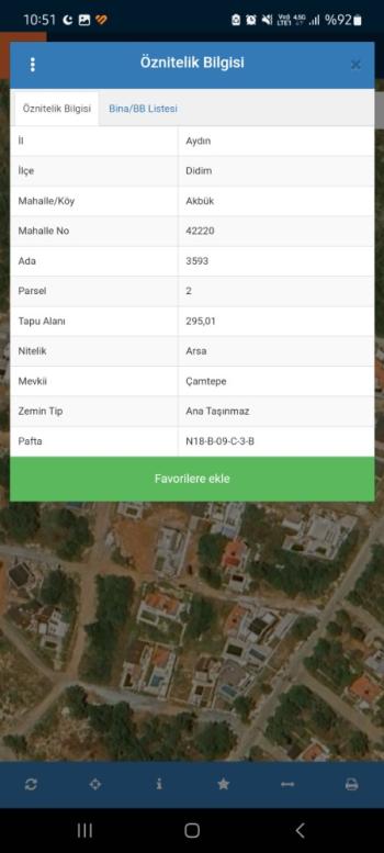 AYDIN DİDİM AKBÜK'TE 295 m² DENİZ MANZARALI VİLLA ARSASI