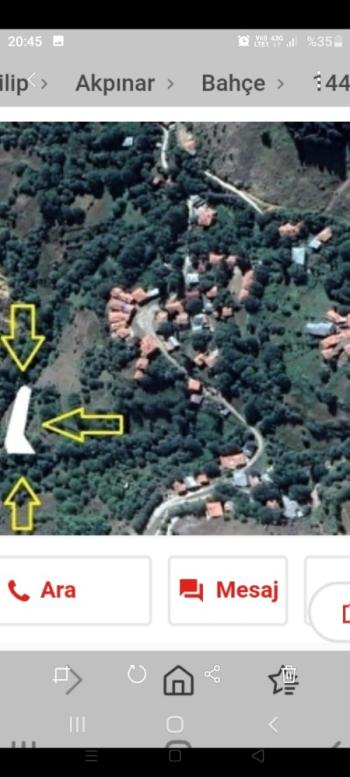 ÇORUM / İSKİLİP / AKPINAR KÖYÜ ACİLL SATILIK 1 DÖNÜM BAHÇE