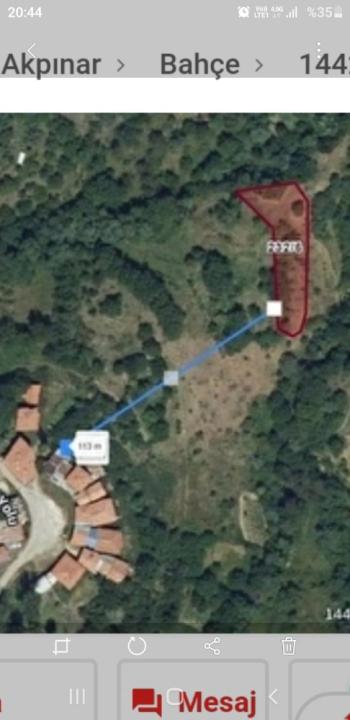 ÇORUM / İSKİLİP / AKPINAR KÖYÜ ACİLL SATILIK 1 DÖNÜM BAHÇE