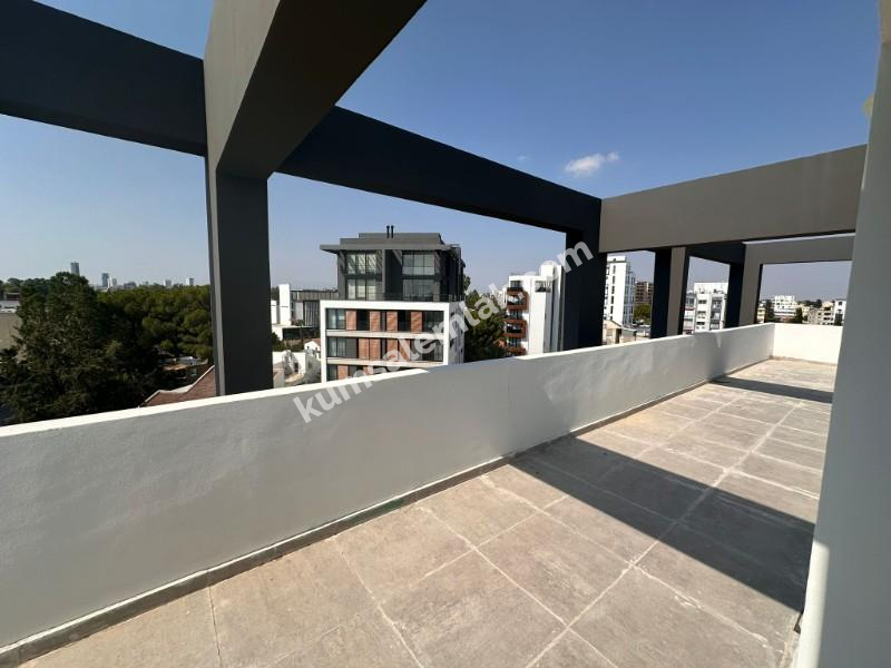 LEFKOŞA YENİŞEHİR BÖLGESİNDE YENİ SIFIR SATILIK 2 + 1 LÜX PENTHOUSE