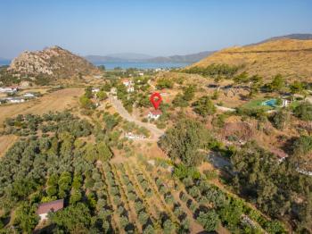 Marmaris Hisarönü 132 m2 Arsa Üzerine Kurulu 2+1 Müstakil Ev