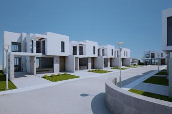  Kıbrıs Girne Alsancak Bölgesinde Satılık 3+1 İkiz Villalar