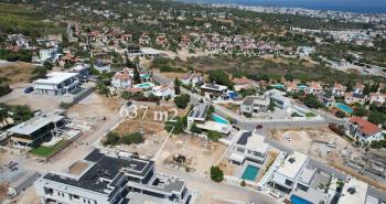Kıbrıs Girne Bellapais Bölgesinde Hayalinizdeki Evi İnşa Etmek için Muhteşem Konumda Türk Koçanlı Satılık Arsa