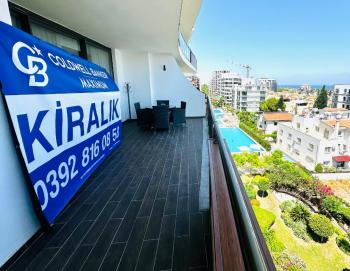 Deniz Manzaralı 3+1 Lüks Daire, Yüzme Havuzlu Akacan Elegance Sitesi, Girne Merkez