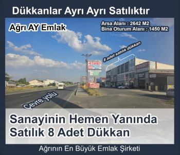 ARALLAR İNŞAAT KARŞISI SATILIK 8 ADET DÜKKAN