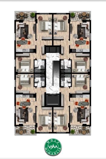 GÜVENAY - ÇORUM FEN LİSESİ YENİ HASTAHANE CİV. 2+1 LÜKS SATILIK