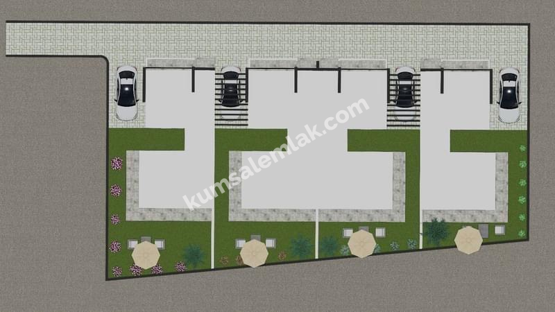 ALAYKÖY'DE SATILIK 3 + 1  BAHÇELİ DUPLEX EVLER