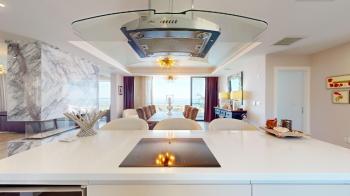 KKTC Girne Esentepe'de Site İçerisinde Deniz Manzaralı 3+1 Ultra Lüks Özel Teraslı Penthouse