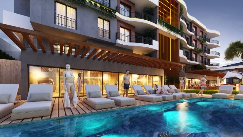 KUŞADASINDA PROJEDEN PEŞİN FİYATINA 5.AY VADELİ 2+1SATILIK DAİRELER