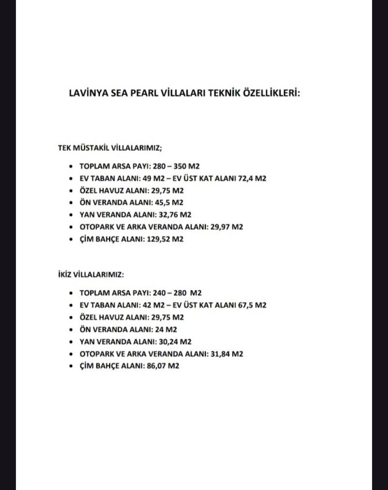 Projeden tek müstakil ikiz villalar 