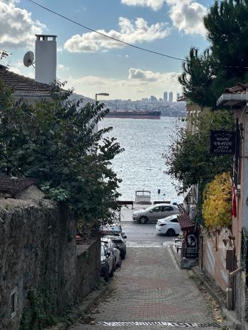 Beykoz Merkezde Sahilde Teraslı Deniz Manzaralı Eşyalı Müstakil Ev
