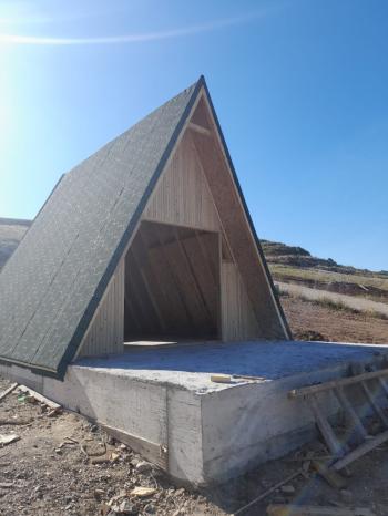 GÜVENAY - ÇORUM SARMAŞA KÖYÜ KARŞISINDA 500 M² SATILIK  BAHÇE