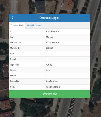AFYON ÜÇOK EMLAKTAN ALİ İHSANPAŞA MAH. SATILIK ANA YOLA CEPHELİ 427M² ARSA