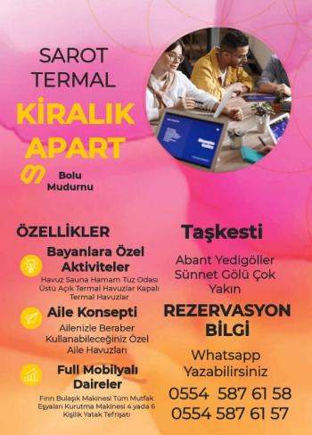 SAROT TERMAL VADİ DEVREMÜLK KİRALİK FİYATLARI 