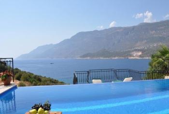 ANTALYA KAŞ DA KİRALIK HAVUZLU LUX VİLLA