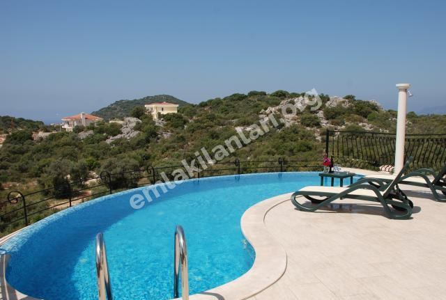 MUĞLA BODRUM TÜRKBÜKÜNDE KİRALIK LUX MÜSTAKİL HAVUZLU VİLLA