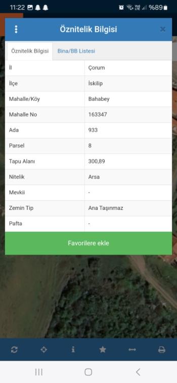 GÜVENAY – ÇORUM İSKİLİP YENİ SANAYİ ARKASI 2 KAT KONUT İMARLI SATILIK ARSA