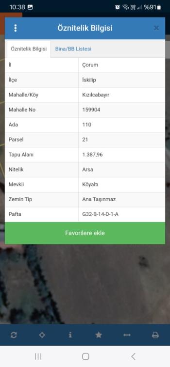 GÜVENAY – ÇORUM İSKİLİP KIZILCABAYIR KÖYÜ SATILIK KONUT İMARLI ARSA