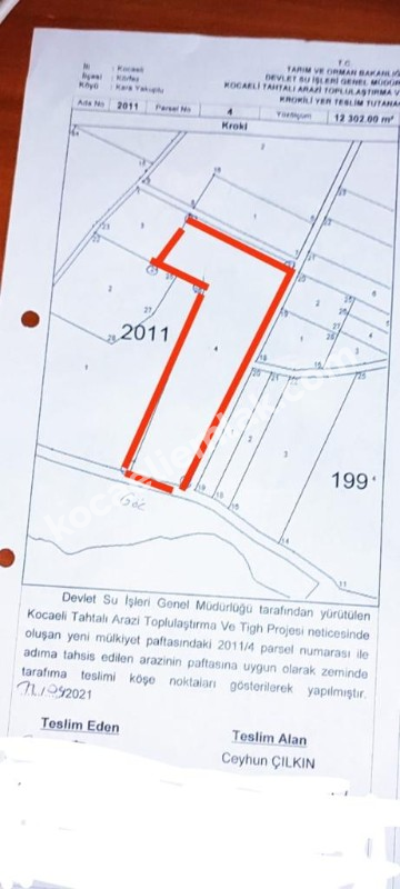 Kocaeli Körfez Karayakuplu Satılık Tarla